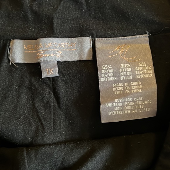 Melissa McCarthy Seven7 flare leopard skirt with pockets size 1X - Picture 3 of 4